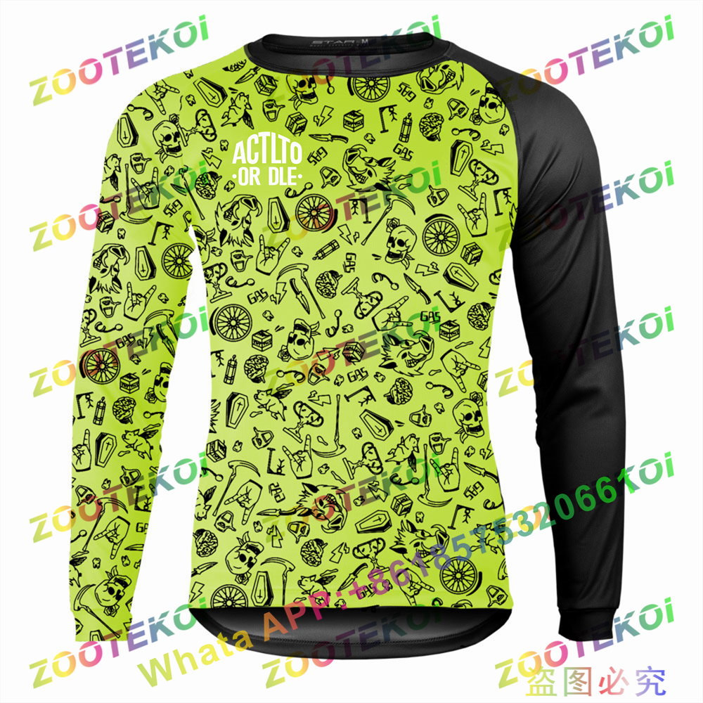 Mountain Biking New Jersey - ACTLTO OR DLE Bicycle Jersey Mtb