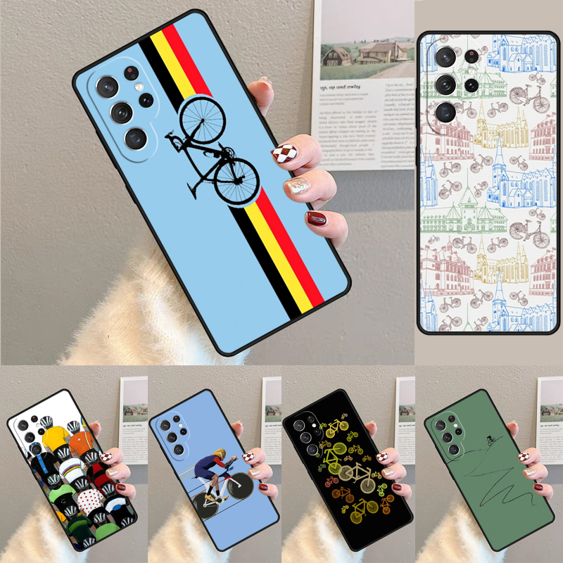 Mountain Biking Logo - Mountain Bike Cycling art Silicone Phone