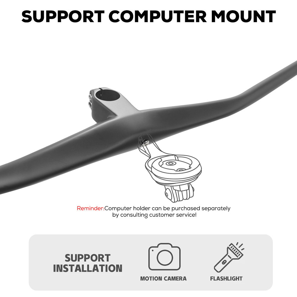 T1000 Integrated handlebar For - Mountain Biking Logo recensie en prijs