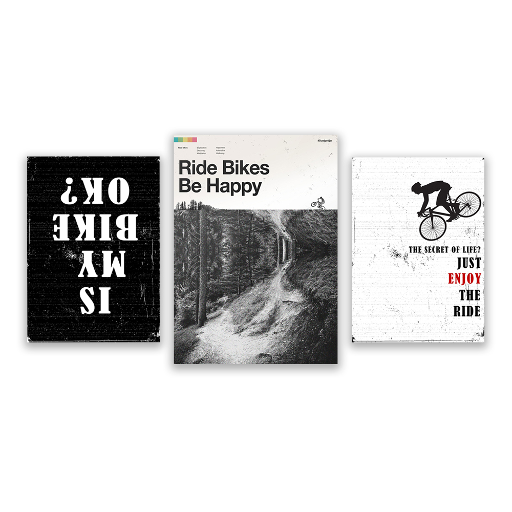 Mountain bike art, Cycling Pos - Mountain Biking York recensie en prijs