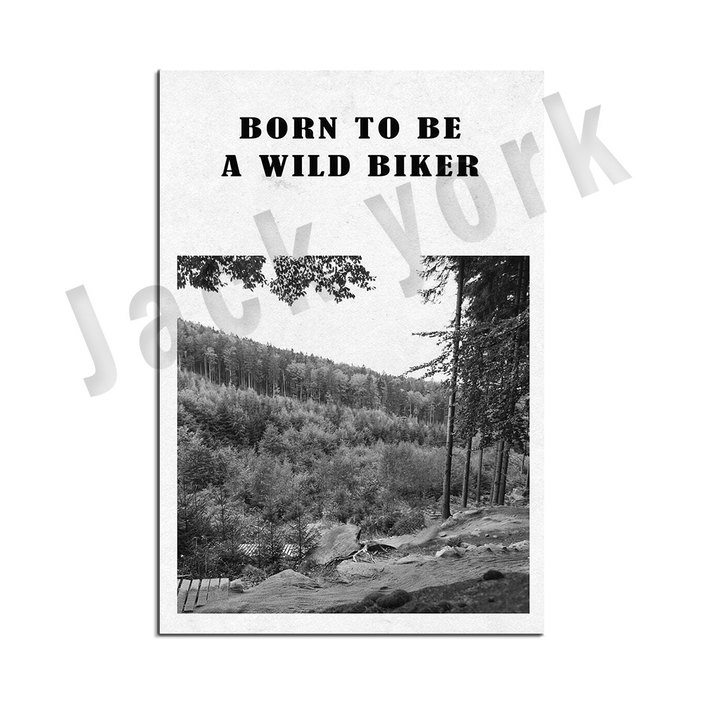 mountain bike art, bike poster - Mountain Biking York recensie en prijs