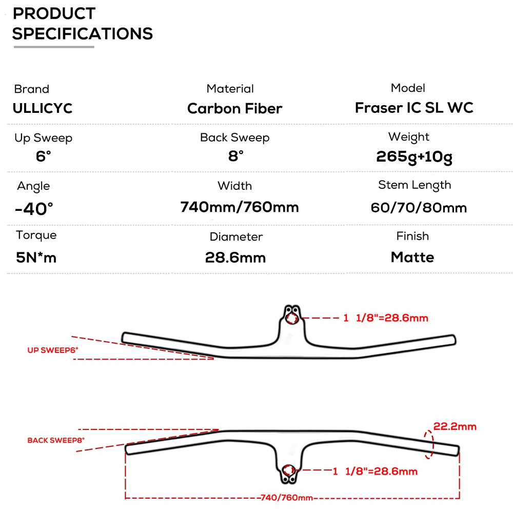 No Logo -40° FRASER IC SL WC f - Mountain Biking Logo recensie en prijs
