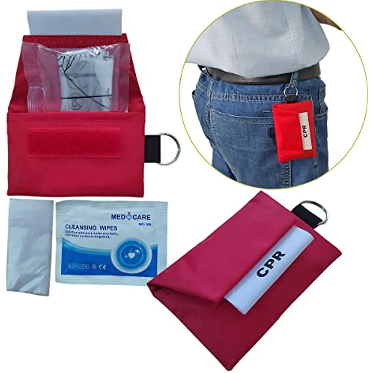3 pcs CPR Face shield Key Chai - Mountain Biking First Aid Kit recensie en prijs