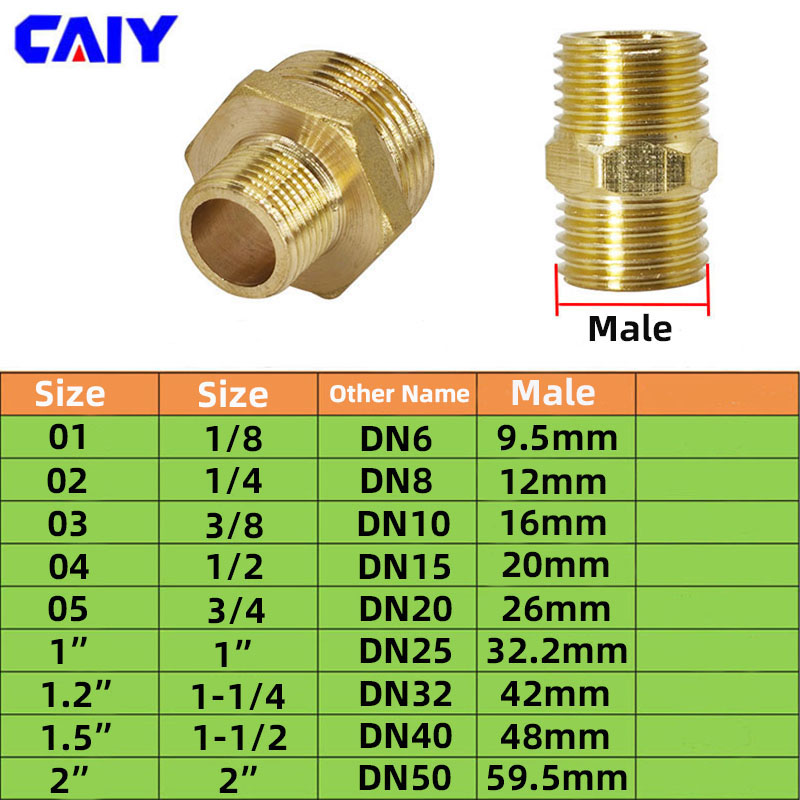 Brass Pipe Hex Nipple Fitting  - Spoke Nipple Brass recensie en prijs