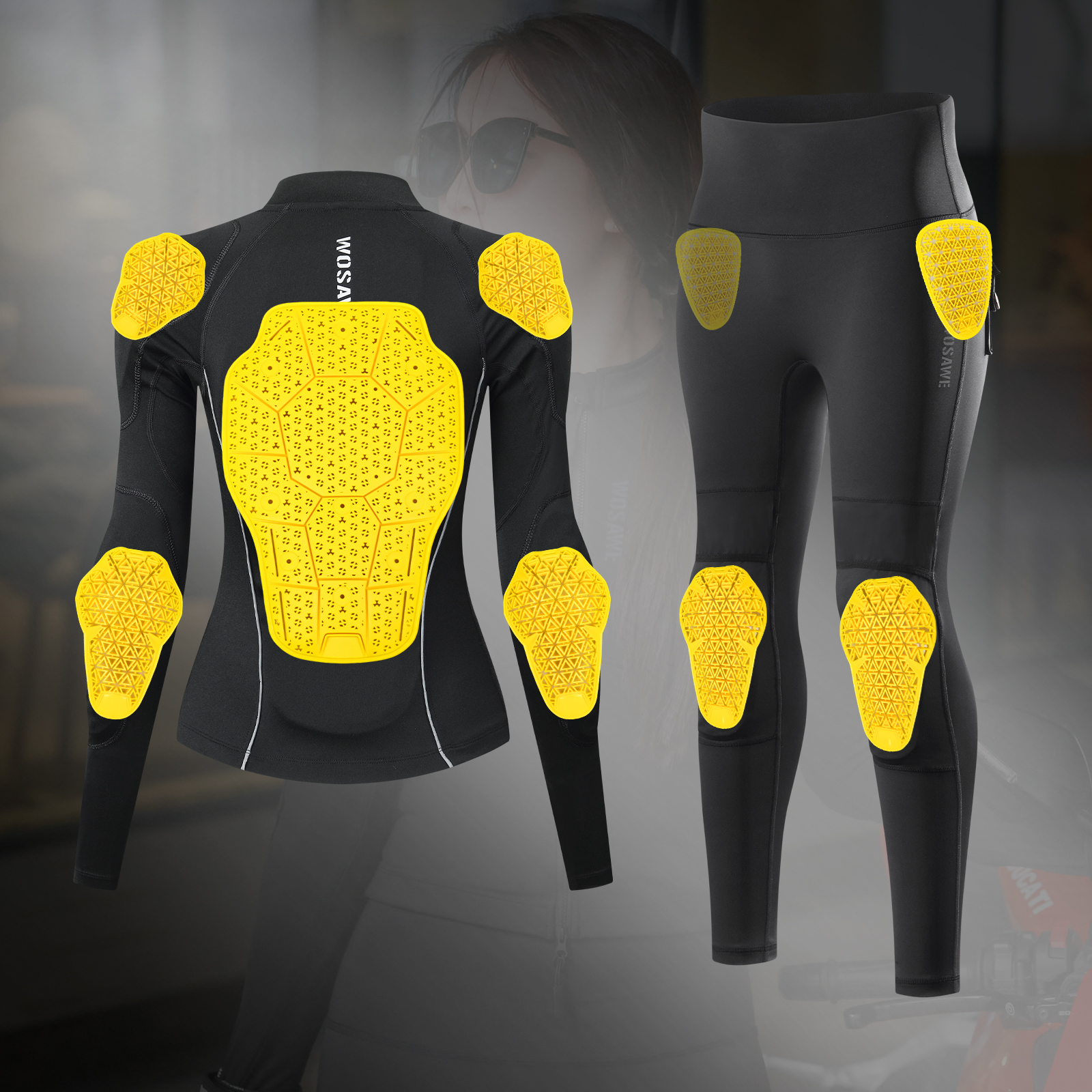 WOSAWE Summer Breathable Motor - Mountain Biking Elbow Pads recensie en prijs